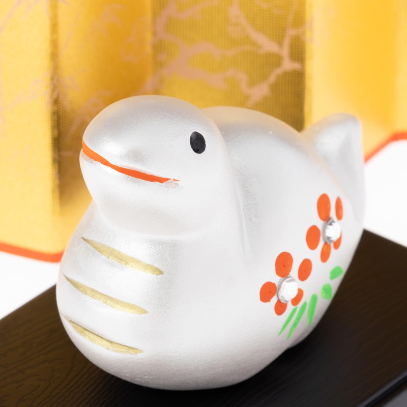 Seto Pottery Sha 2025 Zodiac Figurine Figurine Compact Snake, Snake,