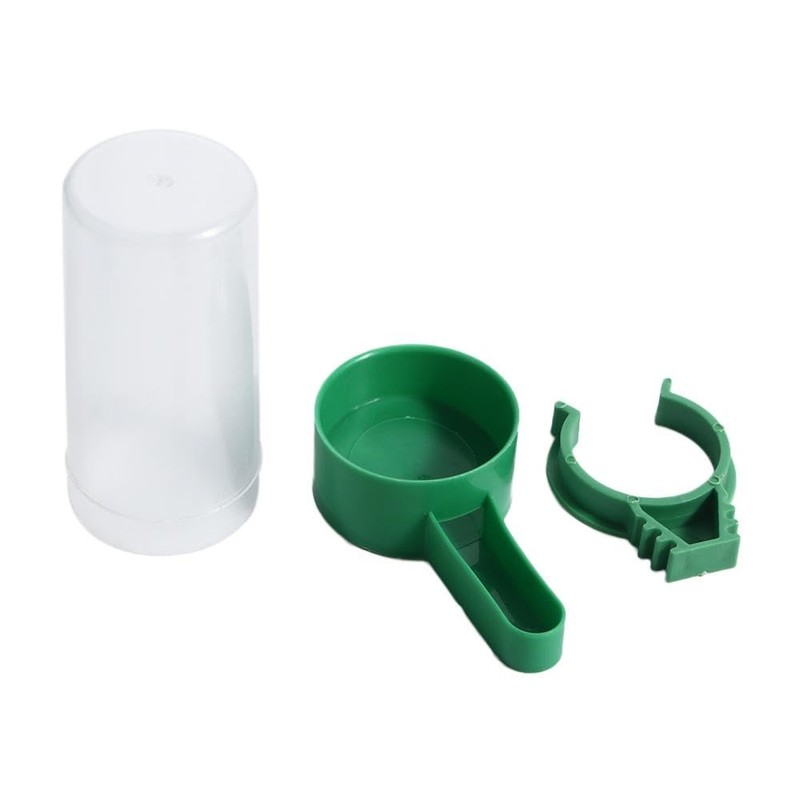 Bird Feeder 2PCS Plastic Bird Water Drinker Hanging Food Dispenser