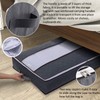 Underbed Storage Bag, 3 Pack Foldable Large Capacity Storage Non-Woven