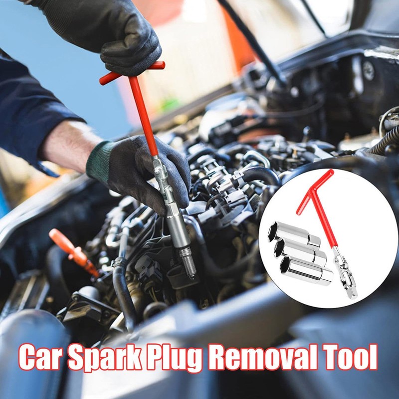 T Handle Spark Plug Wrench - Auto Socket Wrench Removal
