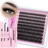Yawamica Manga Lash Clusters Wispy Lash Extension Kit Spiky Fairy