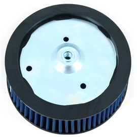 Americruise Harley Air Filter Engine Air Cleaner Motorcycle Air Filter for Harley Road King, Dyna, Screamin Eagle 2001-2008 (Except 2008-2016 Touring/Trike) (Blue)