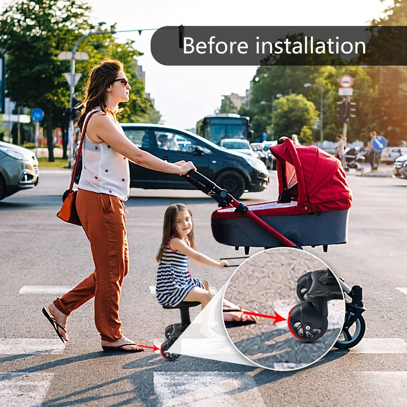 Stroll Handle Extension Bar,Stroll in Comfort with Our Universal Stroller