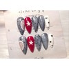 [In-store special discount]No parts trendy denim handmade nail tips -