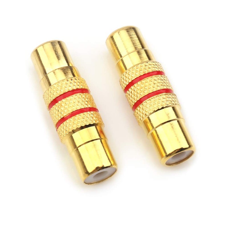 NANYI RCA Female to RCA Female Interconnect Coupler Adapter, with