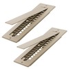 Safoner Aluminum RV Floor Register 2"x10" with Removable Cover, Lightweight