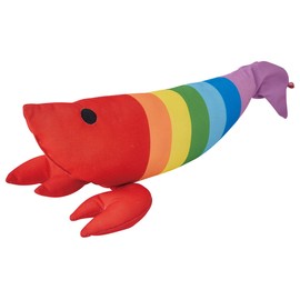Petio Cat Toy Kigurumi Happy Rainbow Shrimp