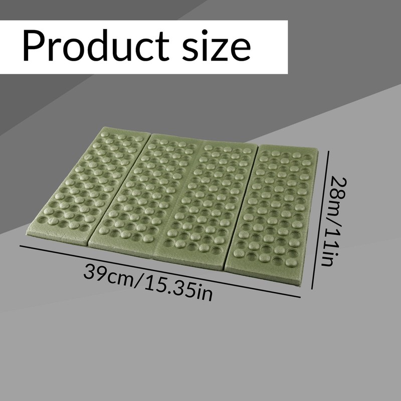 Tabanzhe Folding Sit Mat Camping Seat Pad Waterproof Thermally Insulated