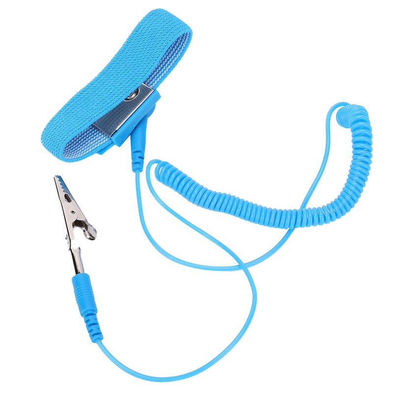 10Pcs PU Anti Static Wrist Strap Elastic Adjustable Electrostatic Bracelet