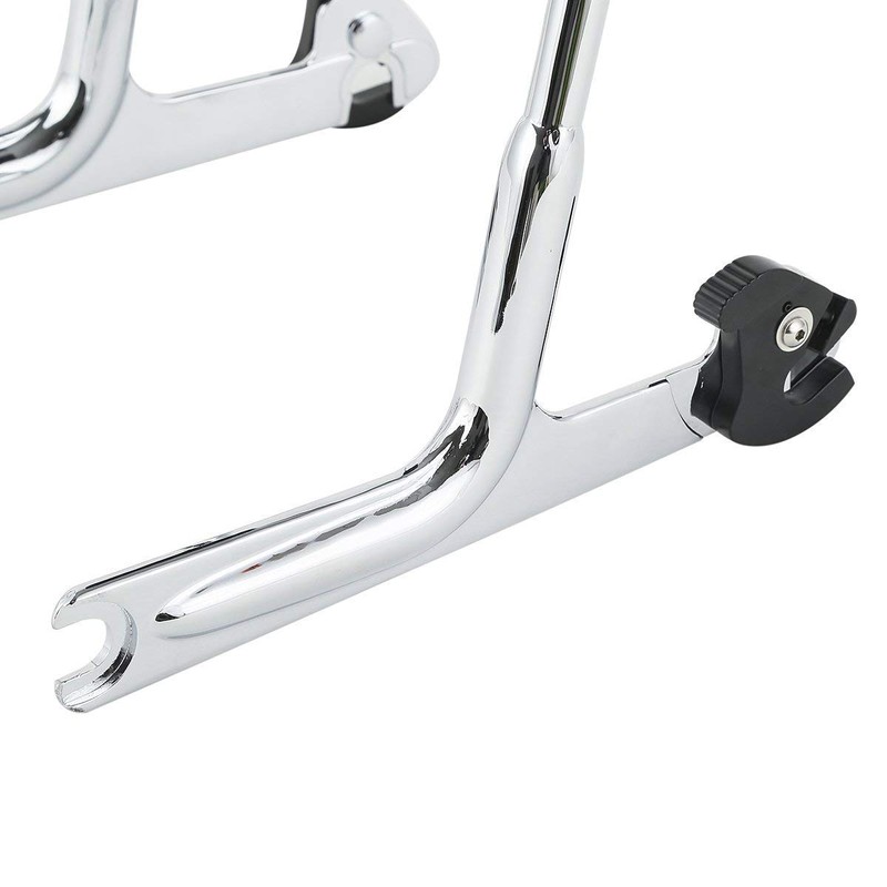 TCMT Chrome Detachable Sissy Bar Backrest Fits For Harley Softail