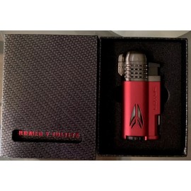 Romeo Y Julieta New In Box Lotus Romeo Y Julieta Red Quadruple Torch Cigar Lighter , cutter