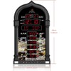 Qomkky Azan Clock, LED Muslim Prayer, Athan Wall, Reading Home/Office/Mosque