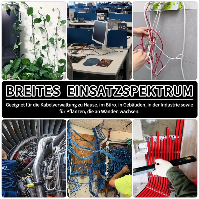 FLEXNOVA Loop Dowels, Pack of 100 Dowel Clamp 5-10 mm