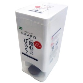 Ohe Toilet Storage Dust Box White Vertical 30 x Horizontal 12.5 x Depth 18 cm Smart Toilet Pot with Lid Pedal Type Corner Box Trash Can