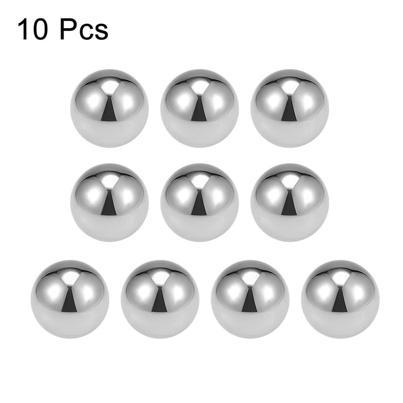 sourcing map Precision Balls 5/8" Solid Chrome Steel G25 for