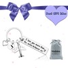 Vadaka Couple Anniversary Keychain for Boyfriend Girlfriend Letter A-Z Keychain