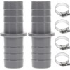 Operitacx 2 Sets Washing Machine Drain Adapter, 21mm Dishwasher Hose
