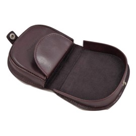 Mala Leather Odyssey Coin Tray Purse – Genuine Leather – Outer Clip Fastening – Compact Design with Internal Pocket – 10 x 8 x 2 cm – Brown