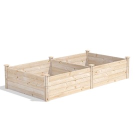 Greenes Fence Original Pine Raised Garden Bed, 4' x 8' x 17.5"