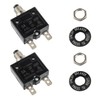 HUWREW 5 Amp Push Button Circuit Breaker 125-250V AC 50V