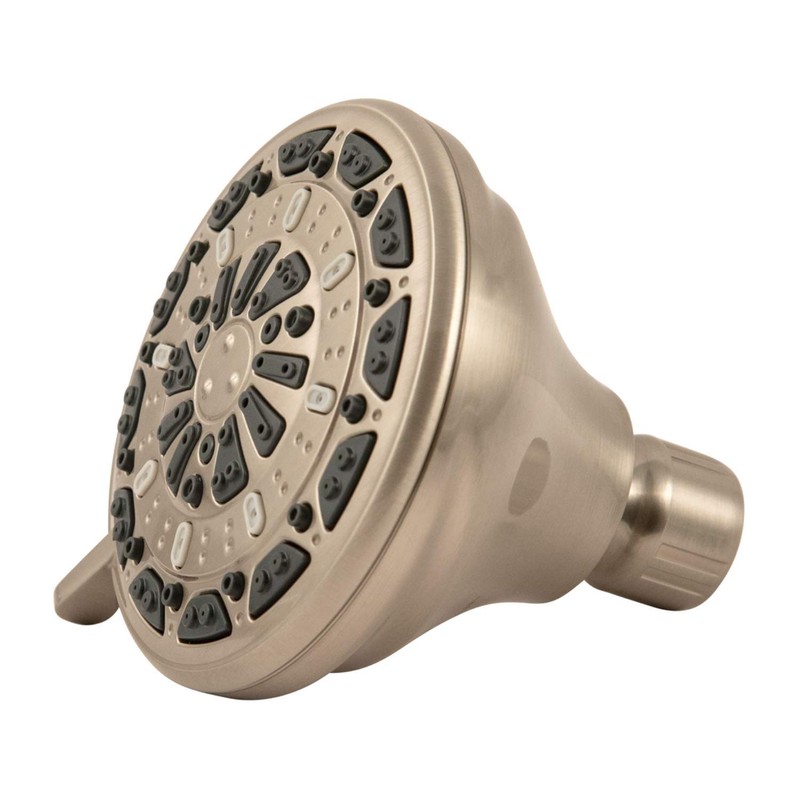Waxman Serene 4" Fixed Shower Head with 6 Spray Settings,