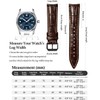 REZERO Leather Watch Bands for Men, Quick Release Watch Straps,