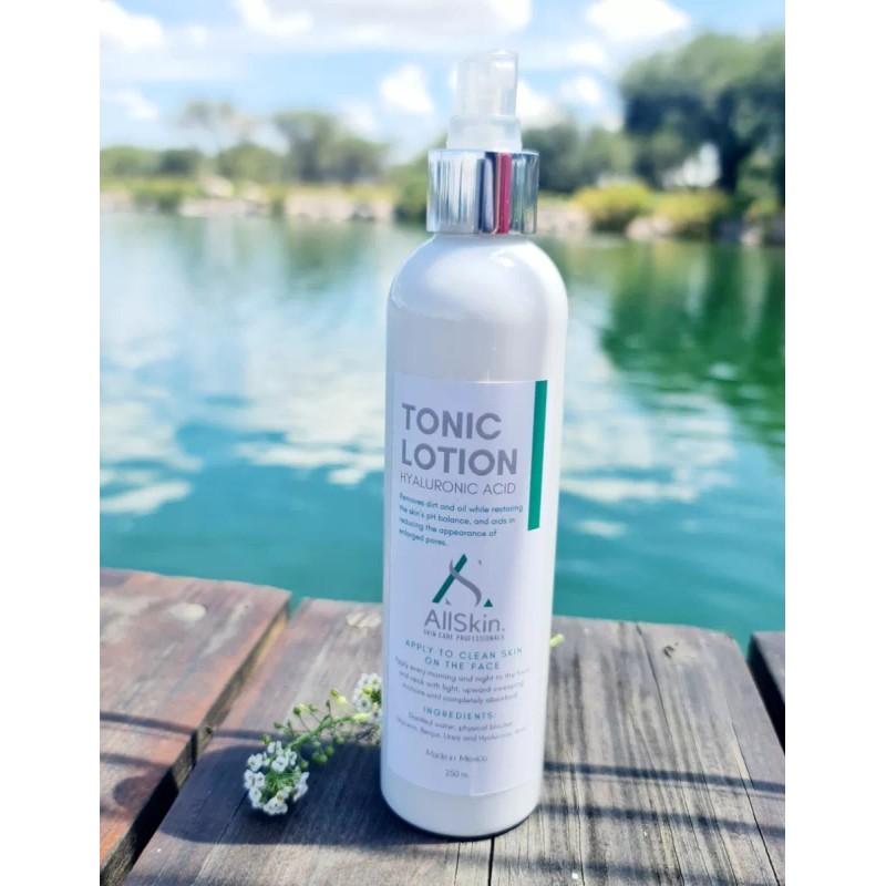 Allskin Kit Gel Ojos, Crema Y Tónico Facial Con Ácido