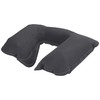 Pool Central 18" Gray Inflatable Comfort Travel Neck Air Pillow