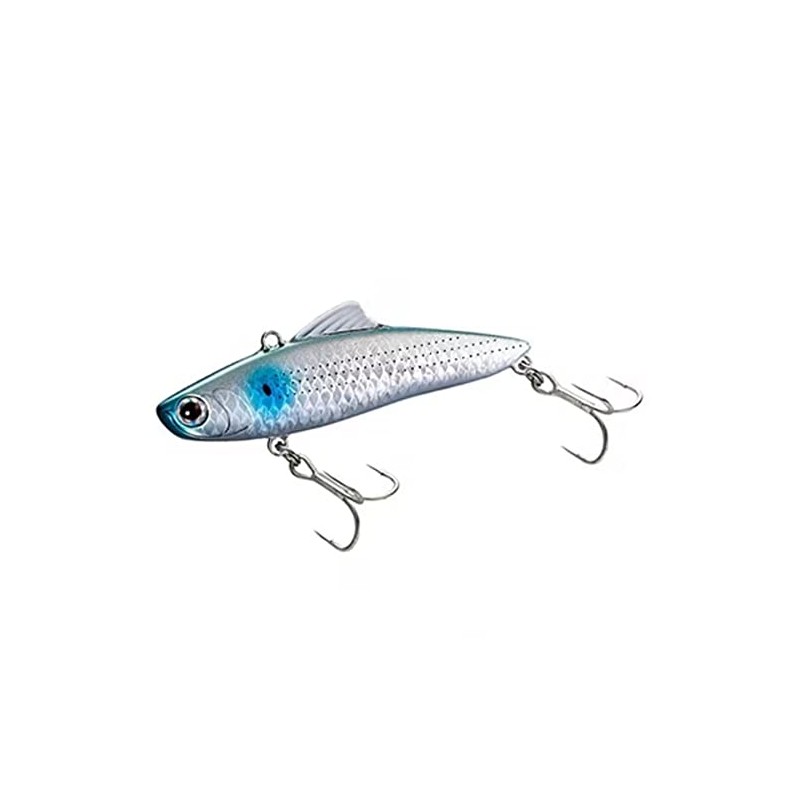 SHIMANO Exsense XV-260M Salvage Lure, 60ES, Silver and Blue (002