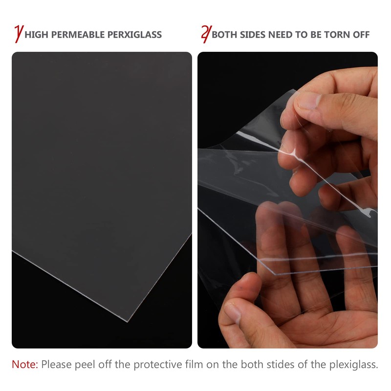 PECULA 2 Pack 4x6 Frames, Black Wall & Tabletop Display,