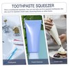 Mobestech 3sets Plastic Toothpaste Squeezer Reusable Dispenser for Makeup Cosmetics