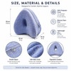 Ergonomic Knee Support Pillow for Side Sleeping – Polyester Leg