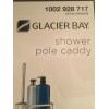 Glacier Bay Rustproof Tension Pole Shower Caddy Satin Chrome 1002