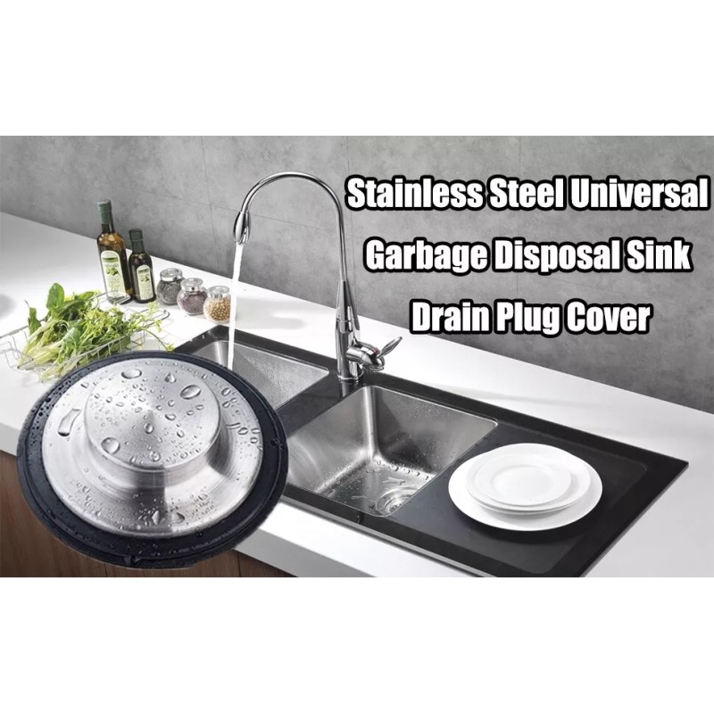 InSinkErator STP-SS Stainless Steel Sink Stopper for Garbage Disposals
