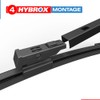 HYBROX Rear Windscreen Wipers Compatible with VW - T-ROC (2022