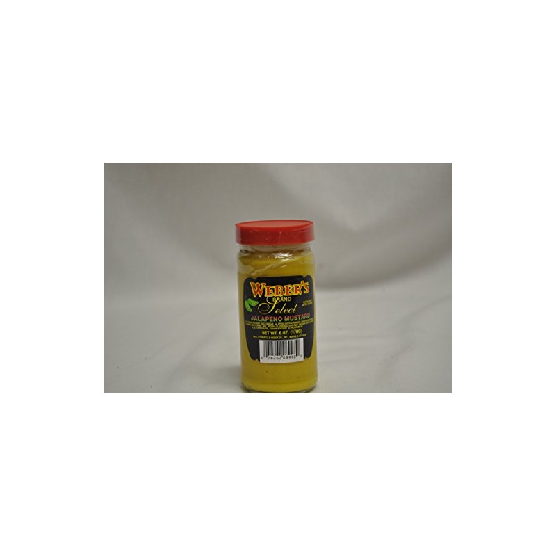 Weber's Jalapeno Mustard 6 Oz. by Weber's