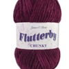 James C Brett Flutterby Chunky 100g Knitting Yarn - B52