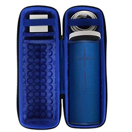 co2crea Hard Travel Case Replacement for Ultimate Ears UE MEGABOOM 3 Portable Bluetooth Wireless Speaker (Lagoon Blue case for Speaker and Charging Dock)
