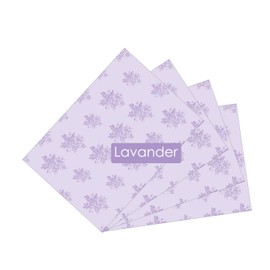 ZYBUX - Scented Drawer Liners - Fragrance for Home's Drawers Shelf Liner Wardrobes, Cabinets, Dresser and Closet | Drawer Liner - 4 Sheets - 43cm x 58cm (Lavender)