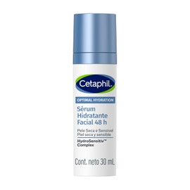 Cetaphil Optimal Hydration Serum Facial, Hidrata Su Ácido Hialurónico Refina y Suaviza el Rostro Recomendada por Dermatólogos para Piel Sensible - 1 pieza de 30 ml