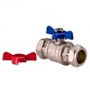 UKDD® 22mm Heavy Duty Full BORE Butterfly Ball Valve Thumb
