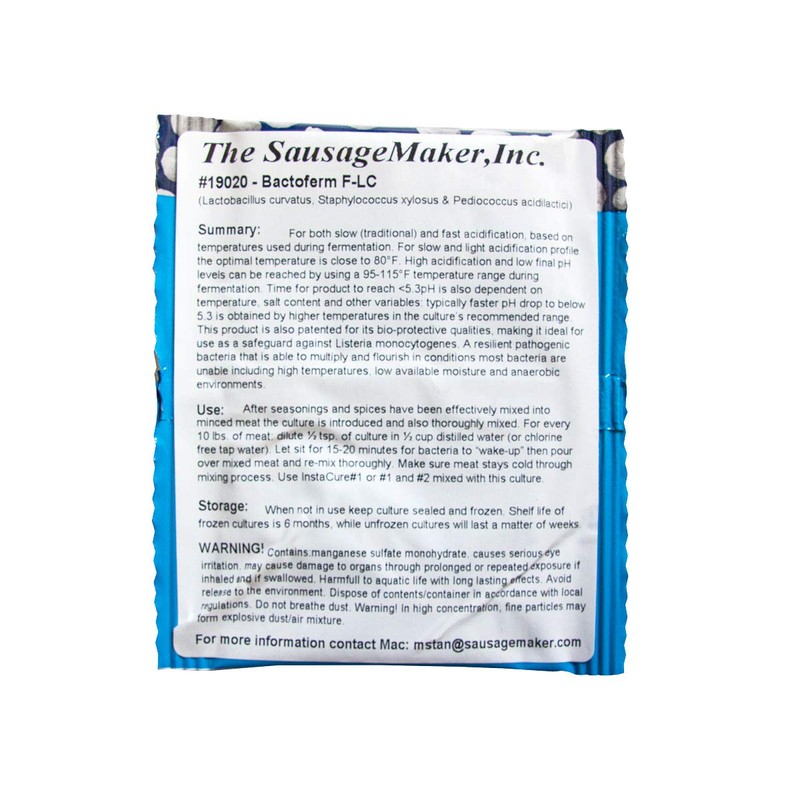 The Sausage Maker - Bactoferm F-LC (Pediococcus Acidilactici, Lactobacillus Curvatus,