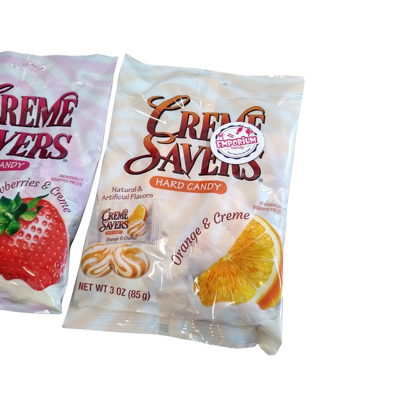Creme Savers - Orange and Creme Strawberry and Creme -