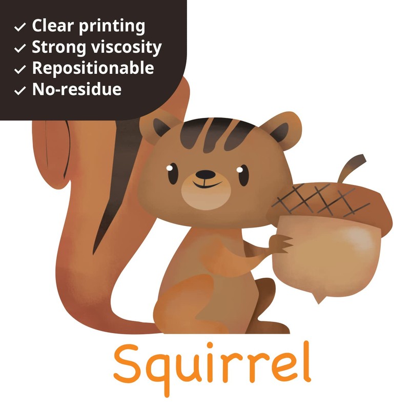 DECOWALL DS-8001 English Alphabet & Animals Wall Sticker for Living