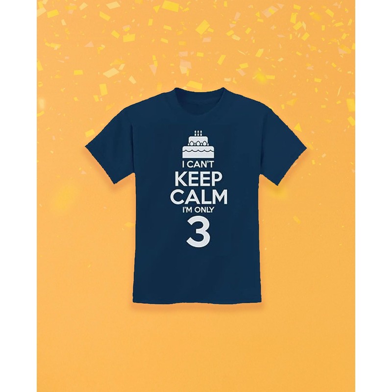 Tstars I Can't Keep Calm I'm 3 3rd Birthday Shirt