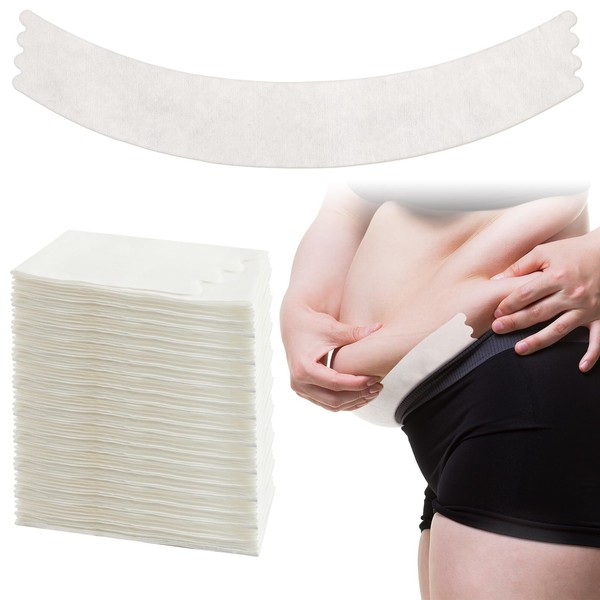 Neer 50 x Abdominal Pads Against Sweat White Non-Woven Fabric