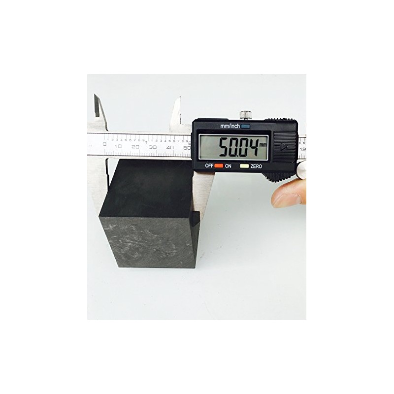 OTOOLWORLD 99.9% Purity Graphite Ingot Block EDM Square Graphite Plate