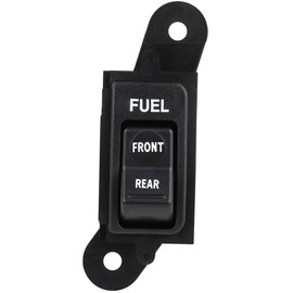 cciyu Fuel Tank Selector Switch for Ford F Super Duty 1992-1997, F-150 1992-1996, F-250 & F-350 1992-1997, Black, Push Button, Manual, 2-Position, 10-Pin, Panel Mount, Replaces OE F2TZ-9A050-B