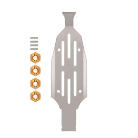 NMNRC Chassis Skid Plate Protector Mount & Brass Wheel Hex Kit for Losi Micro B RC Car Upgrades Part