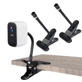 Flexible Mount for Eufy Cam 2C/2C Pro/3/3C, Pack of 2 Blink Camera Mount, Metal Clamp Holder for EufyCam 1/2/EufyCam E, Universal Mast Mount, Flexible Mount Outdoor/Indoor